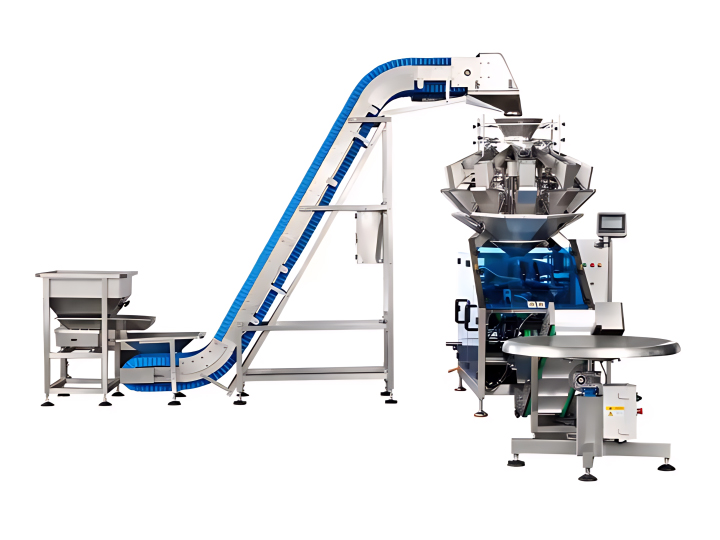 Tilted vertical packaging machine, Fragile Products packaging, Fly-Pack factory, Vertical Inclined Machines,  Accurate positioning, safe packaging, efficient production